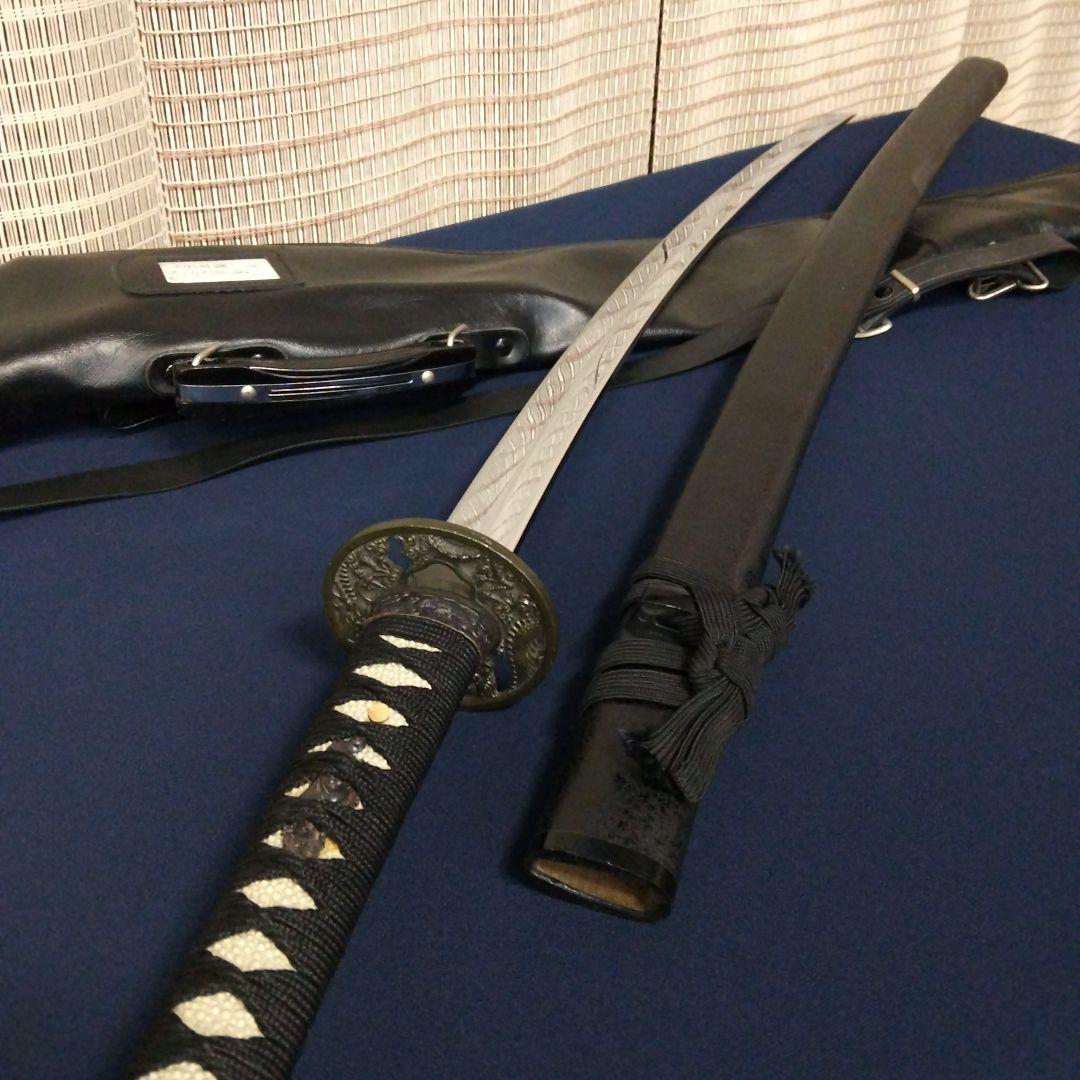 ☆期間限定！【合皮革製袋付き模造刀美品】