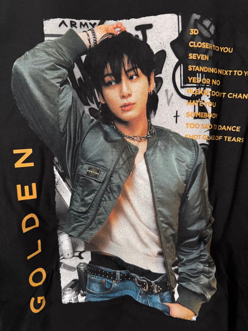 未使用品 BTS JUNG KOOK GOLDEN Tシャツ Mサイズ