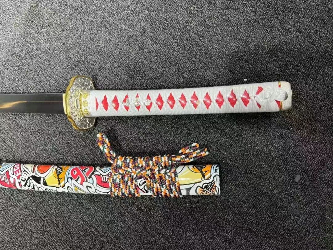 1061-武具 刀装具 日本刀　模造刀 居合刀 武士道 武蔵 鑑賞用 手鍛造打