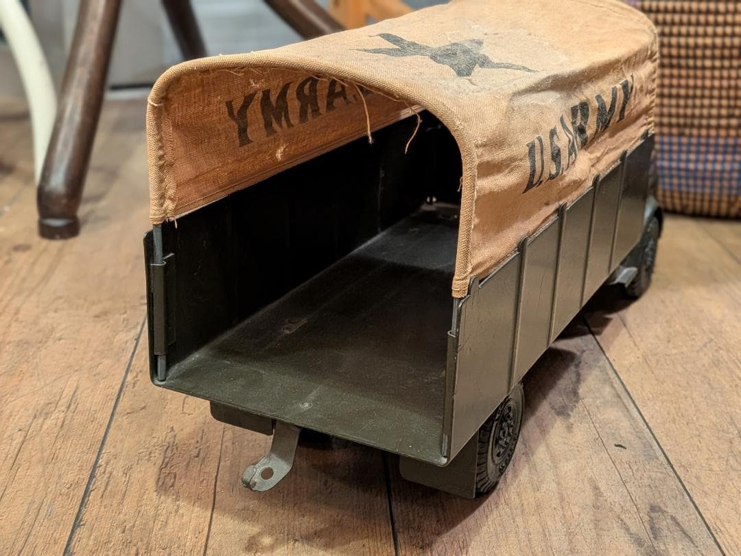 超希少☆1950s／MARX TOYS社／U.S ARMY／トラック／オブジェ