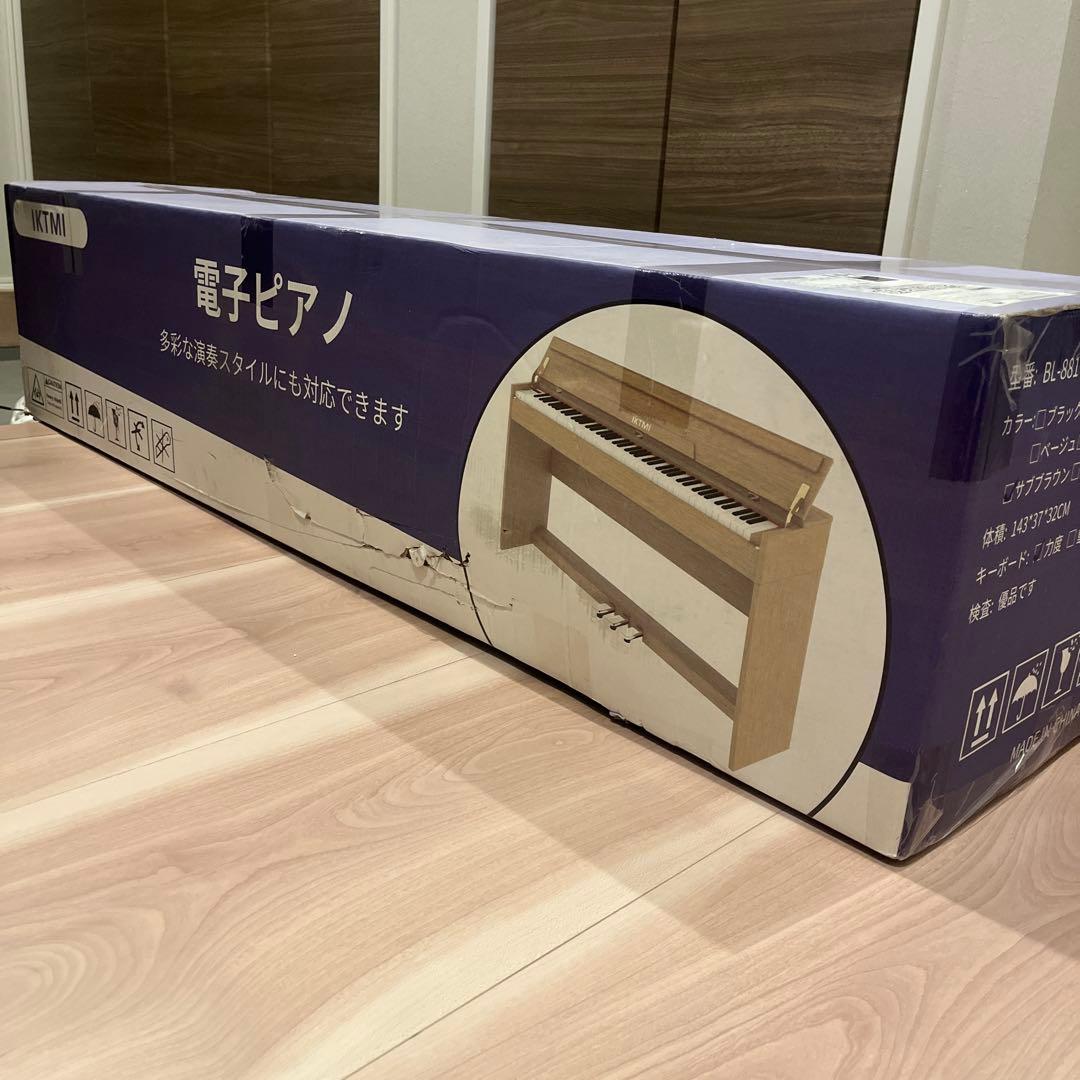 サーマー木製 電子ピアノ 88鍵 アップライト ピアノ電子 ピアノ本体 ス