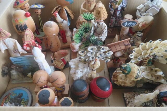 昭和レトロご当地グッズお土産民芸品郷土玩具こけし具細工まとめて　ジャンク品