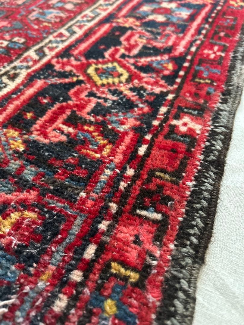 アンティーク手織りラグ