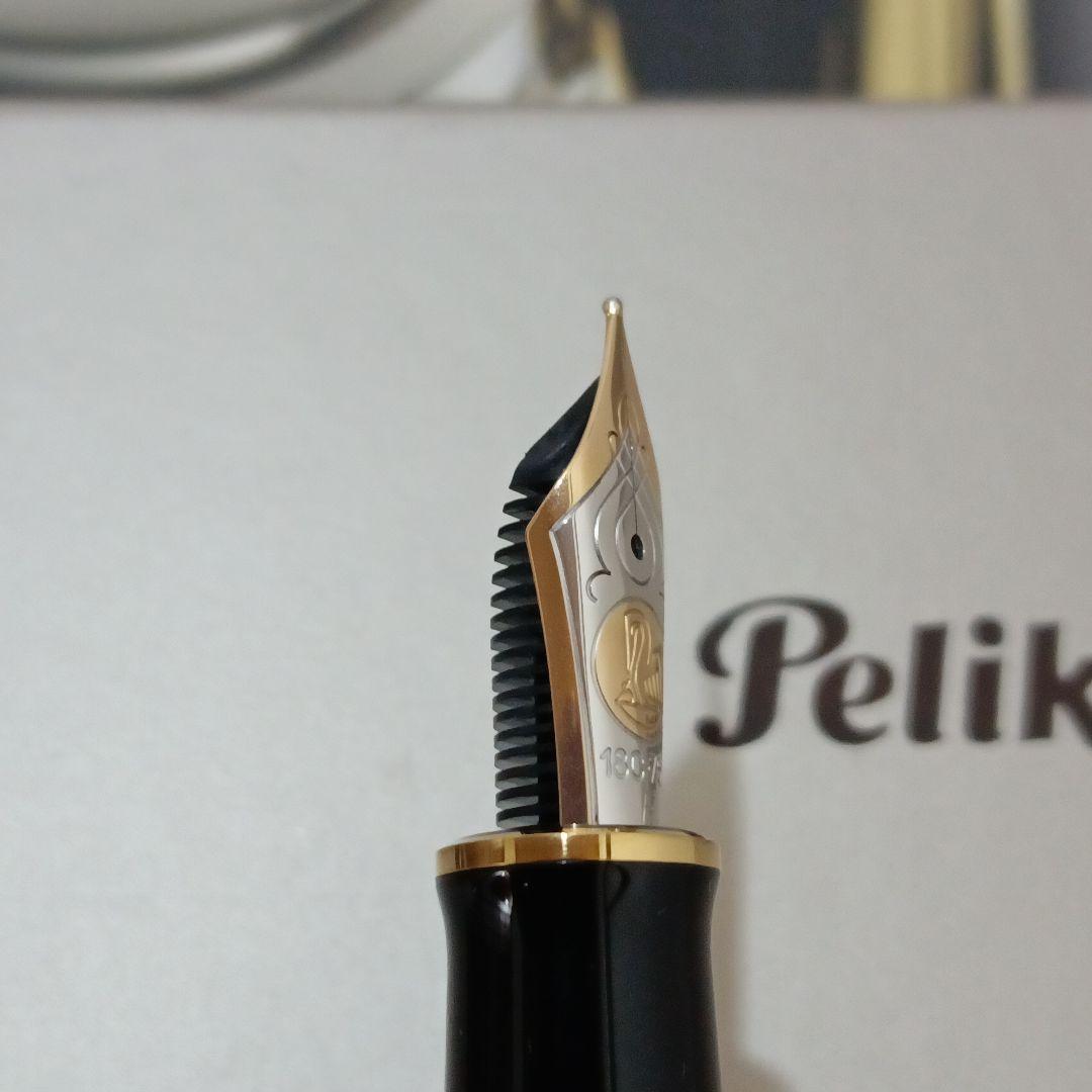 10-1　専用　Pelikan 万年筆 スーべレーン M800 緑縞 F 18k