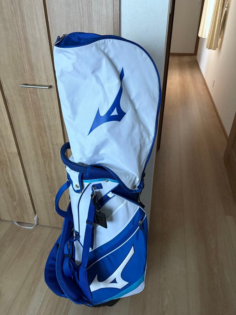 Mizuno キャディバッグ 青/白