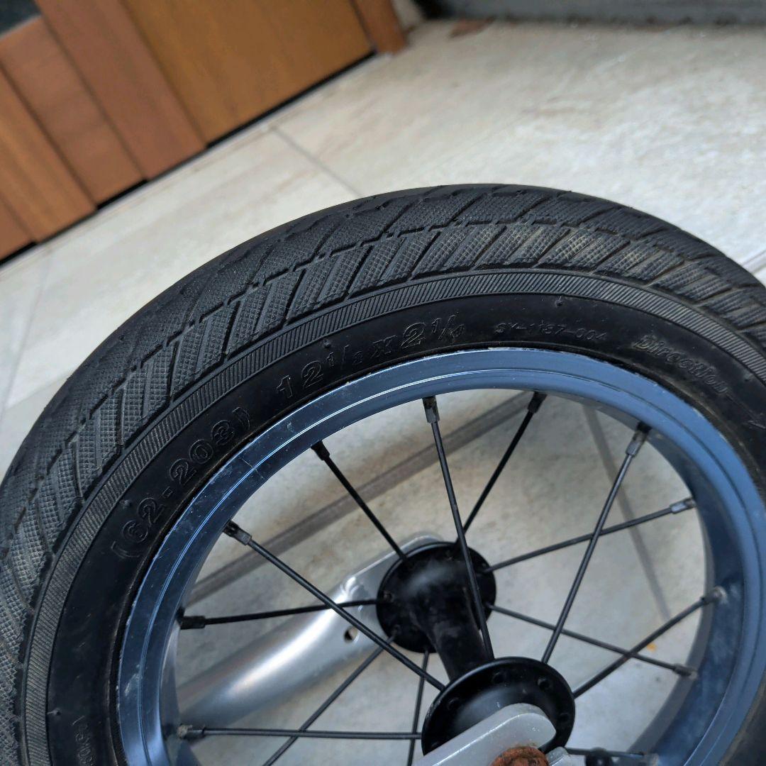 ストライダー プロ　軽量 シルバー　カスタム　タイヤ　予備タイヤ付き