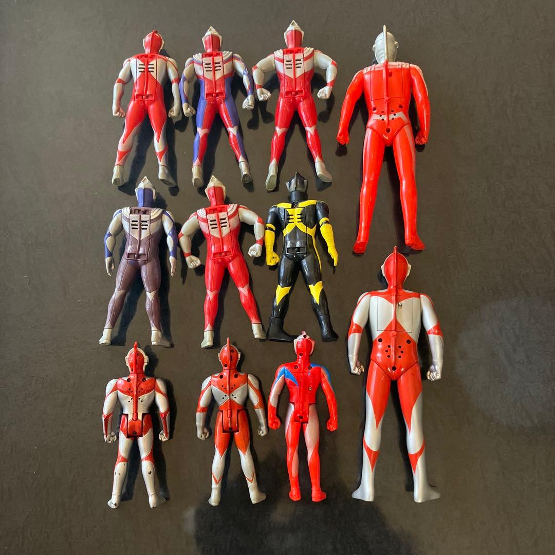 円谷プロウルトラマン　バンダイソフビフィギュア他まとめ売り
