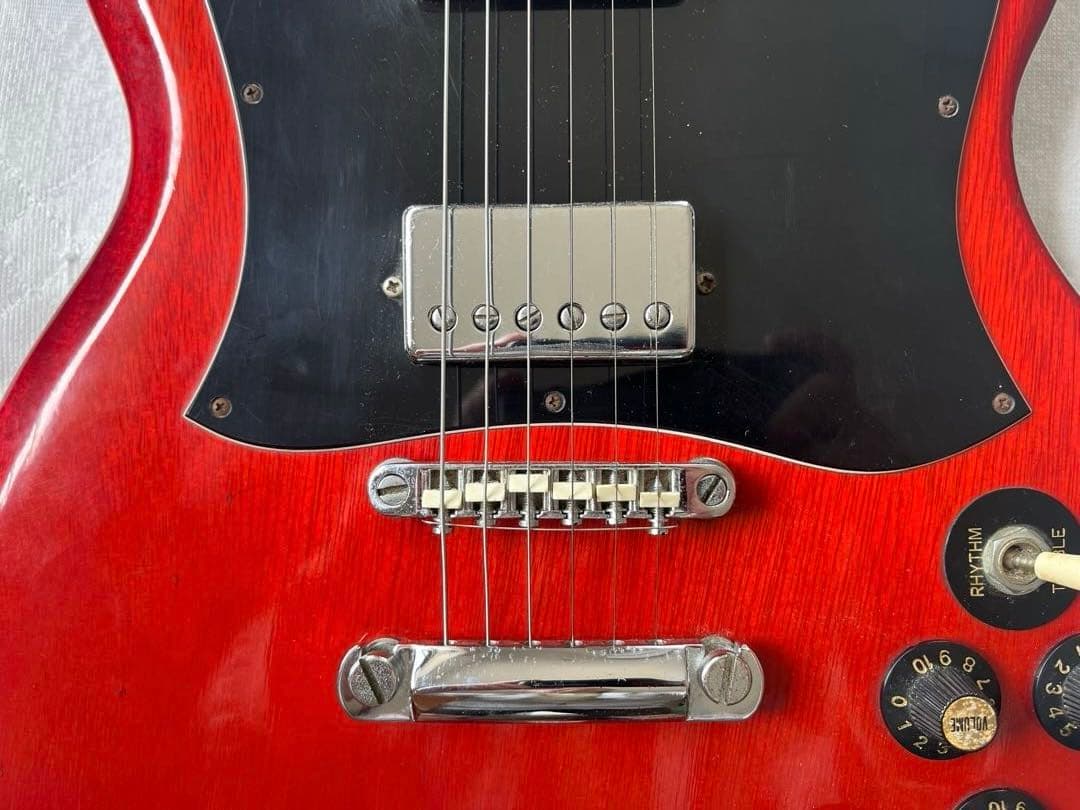 Tomson エレキギターSGタイプ　レッド