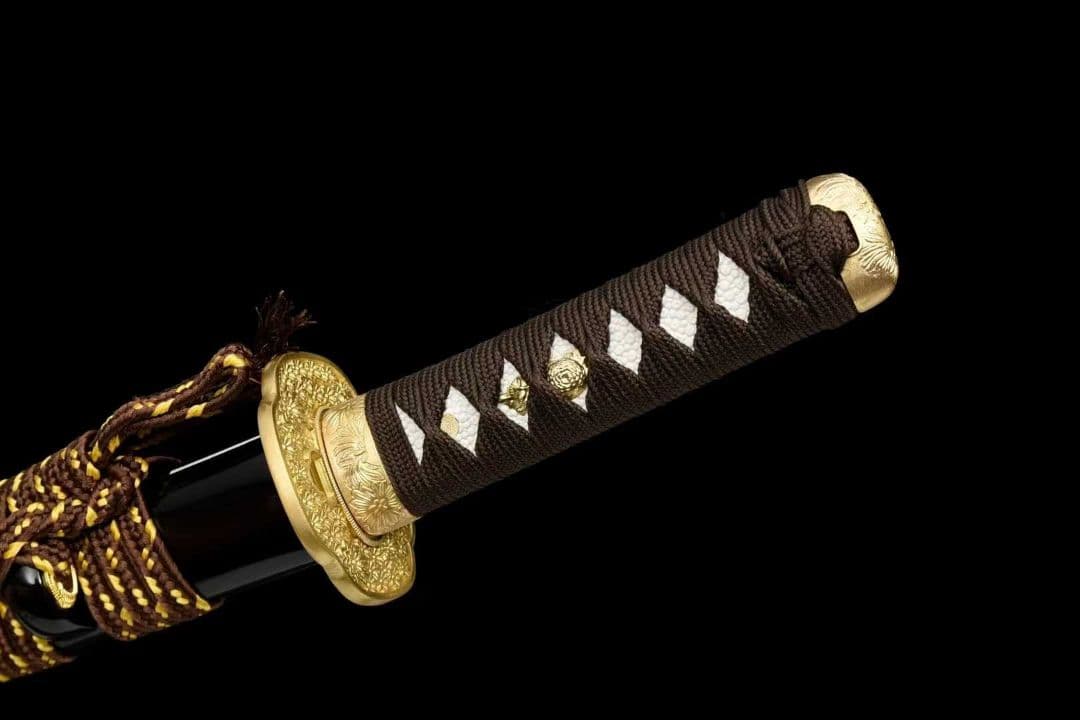 【菊】古兵器 刀装具 日本刀　模造刀 居合刀 武士道 鑑賞用 美術刀 贈り物