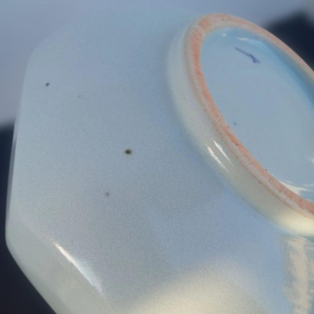 華道具　華公苑　池坊　青磁八角　陶器　生け花　小原流　草月流　自由花　変形花器