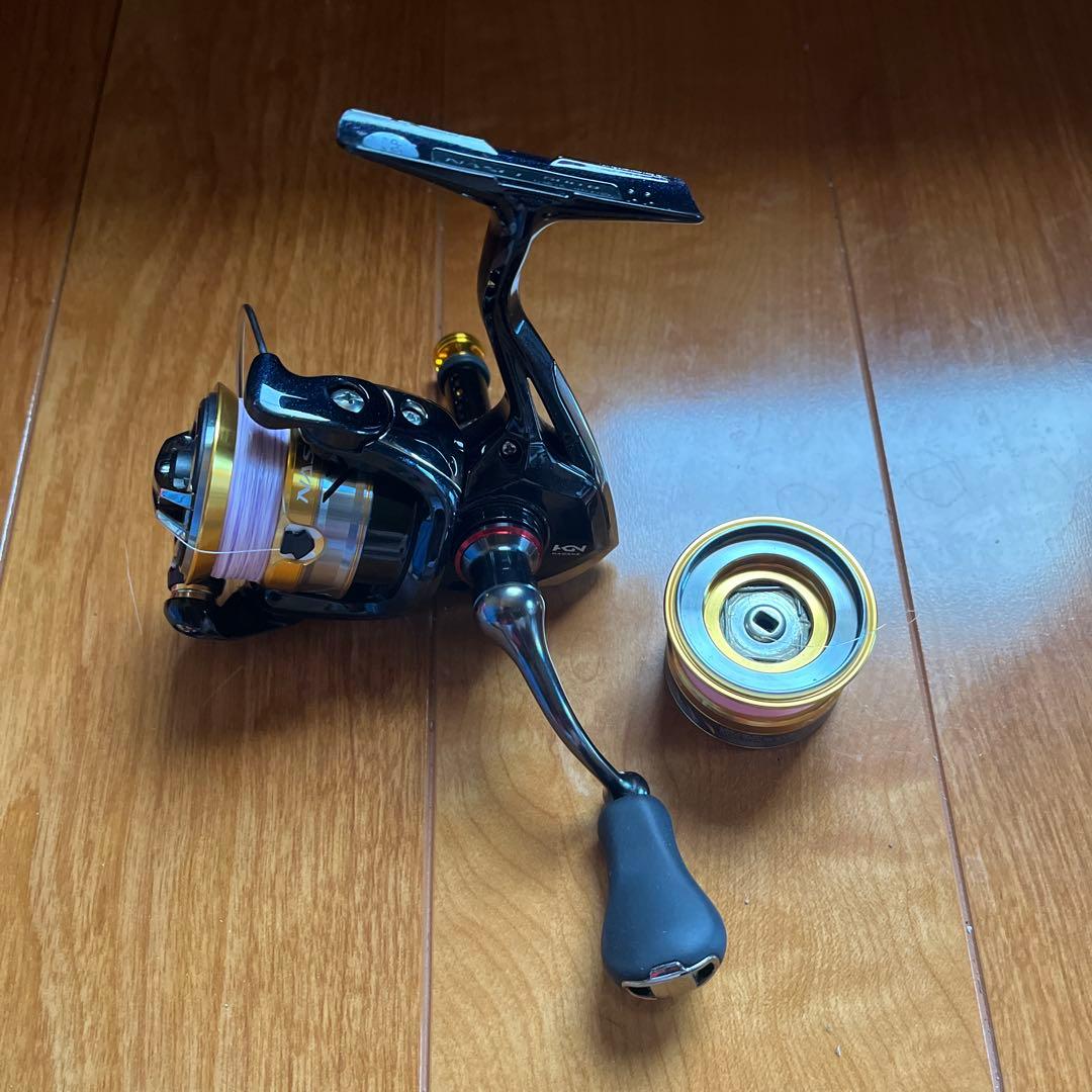 シマノ　ナスキー500改造品　替えスプール付き