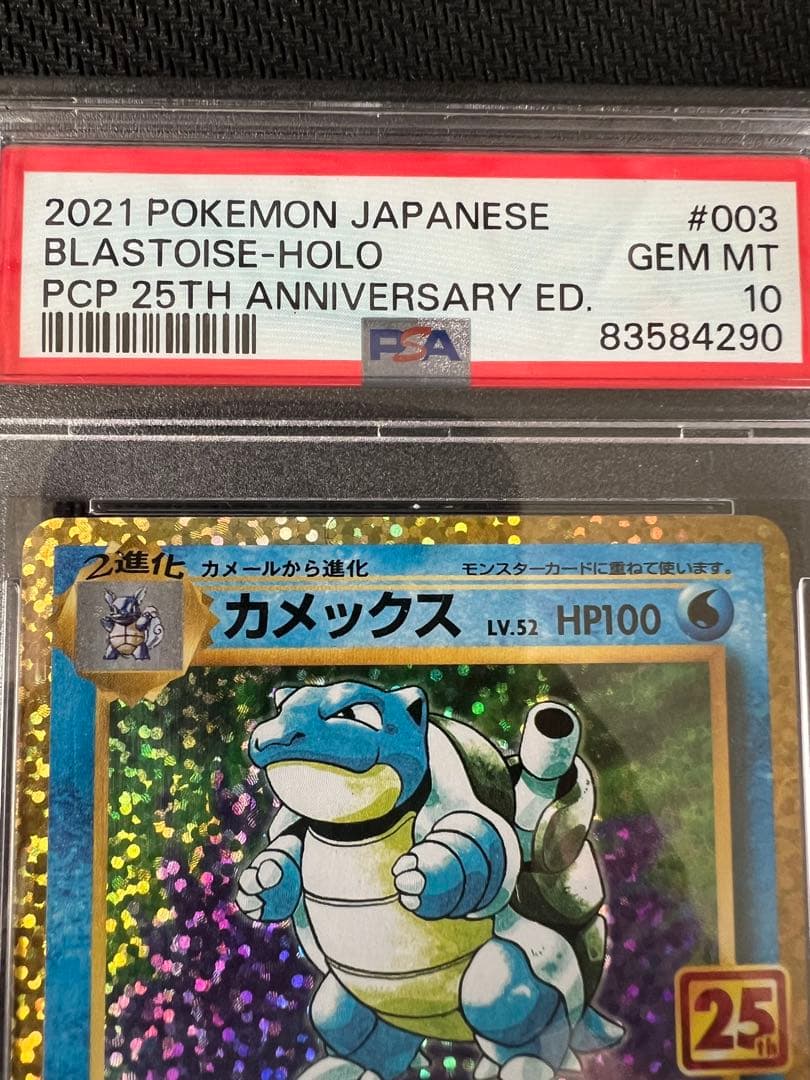 ゆっちおたんじょうびピカチュウ25thカメックス25th