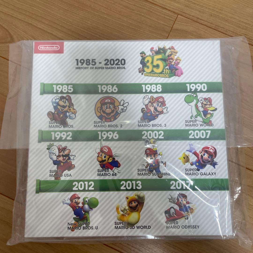 【非売品】スーパーマリオ　35周年記念　オリジナルピンバッチセット