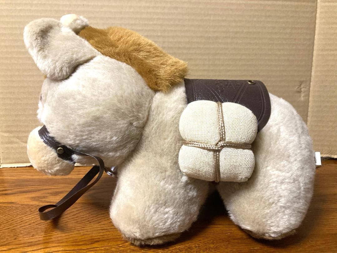 80年代 ビンテージ リトルハウス ロバ COFFEE BEAN ぬいぐるみ