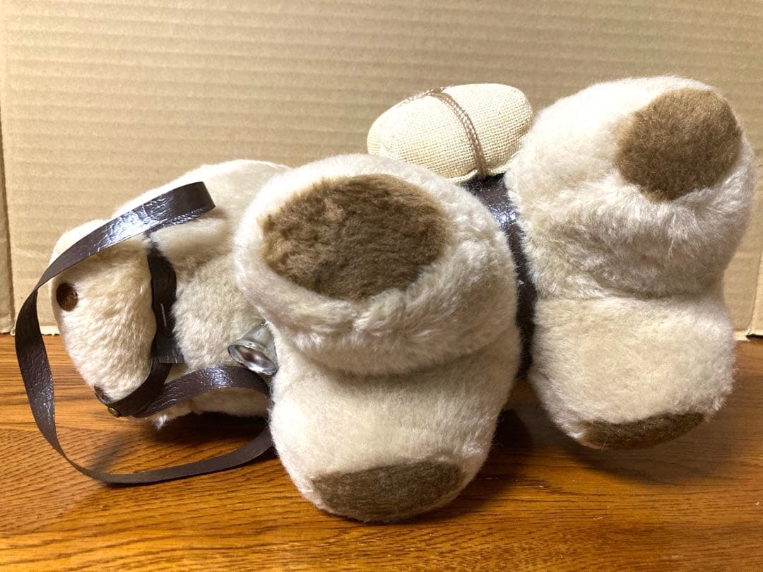 80年代 ビンテージ リトルハウス ロバ COFFEE BEAN ぬいぐるみ