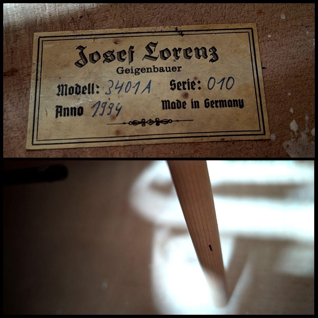 【チェロ】Josef Lorenz 4/4サイズ 1994年製 ギグケース付