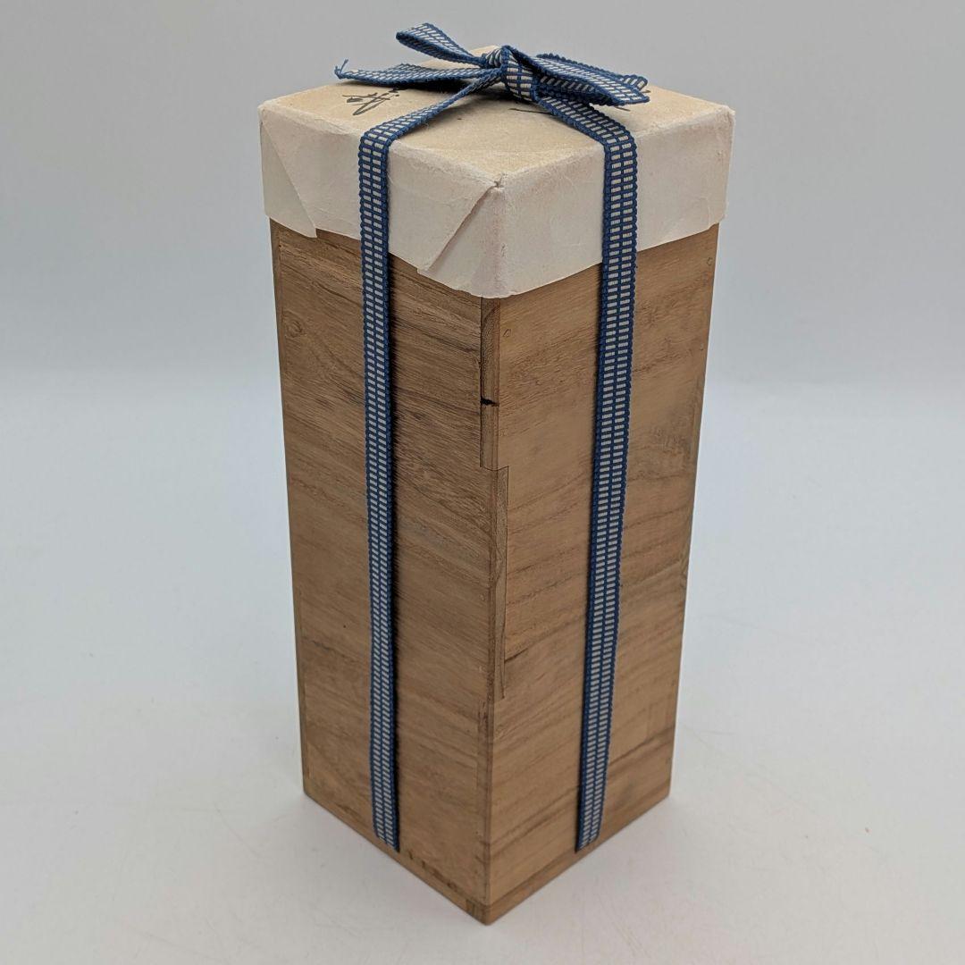 酉々窯 岩淵重哉 自然釉竹花生 四方桟盛蓋共箱共布栞 花器 フラワーベース 京焼