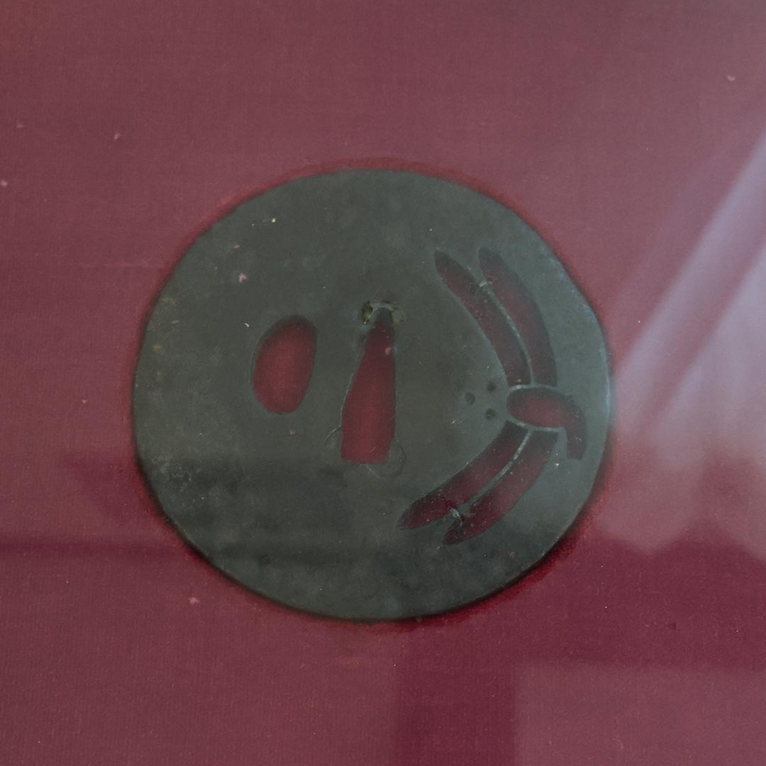 【最終値下げ】日本刀装具（鍔）5点セット（ケース付き）