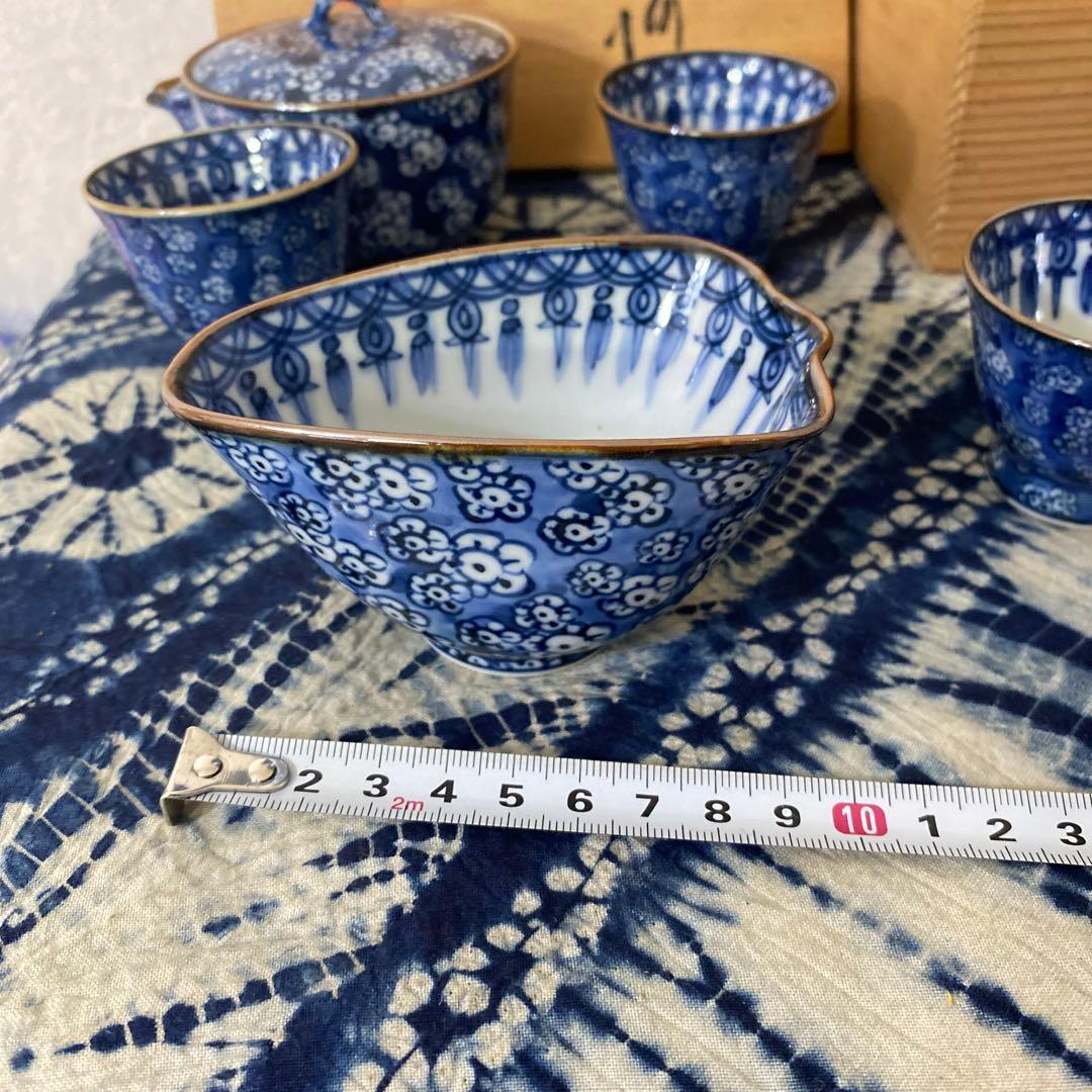 加藤利昌　平安梅紋煎茶器揃