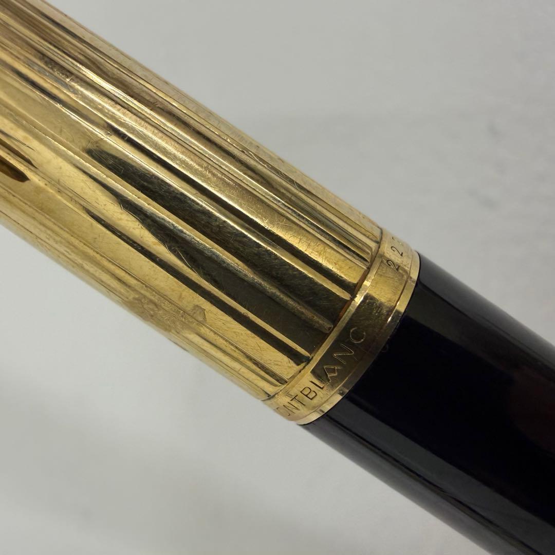 P17【万年筆】MONTBLANC モンブラン K14 ゴールド　227 585