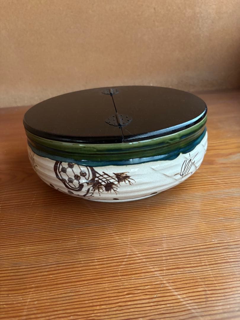 平水指　織部　ボール箱入