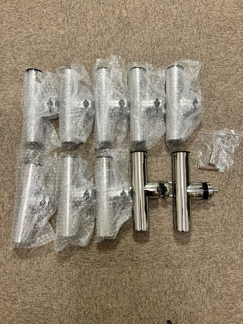 【大幅値下】船竿用ロッドホルダー ステンレス 10本セット