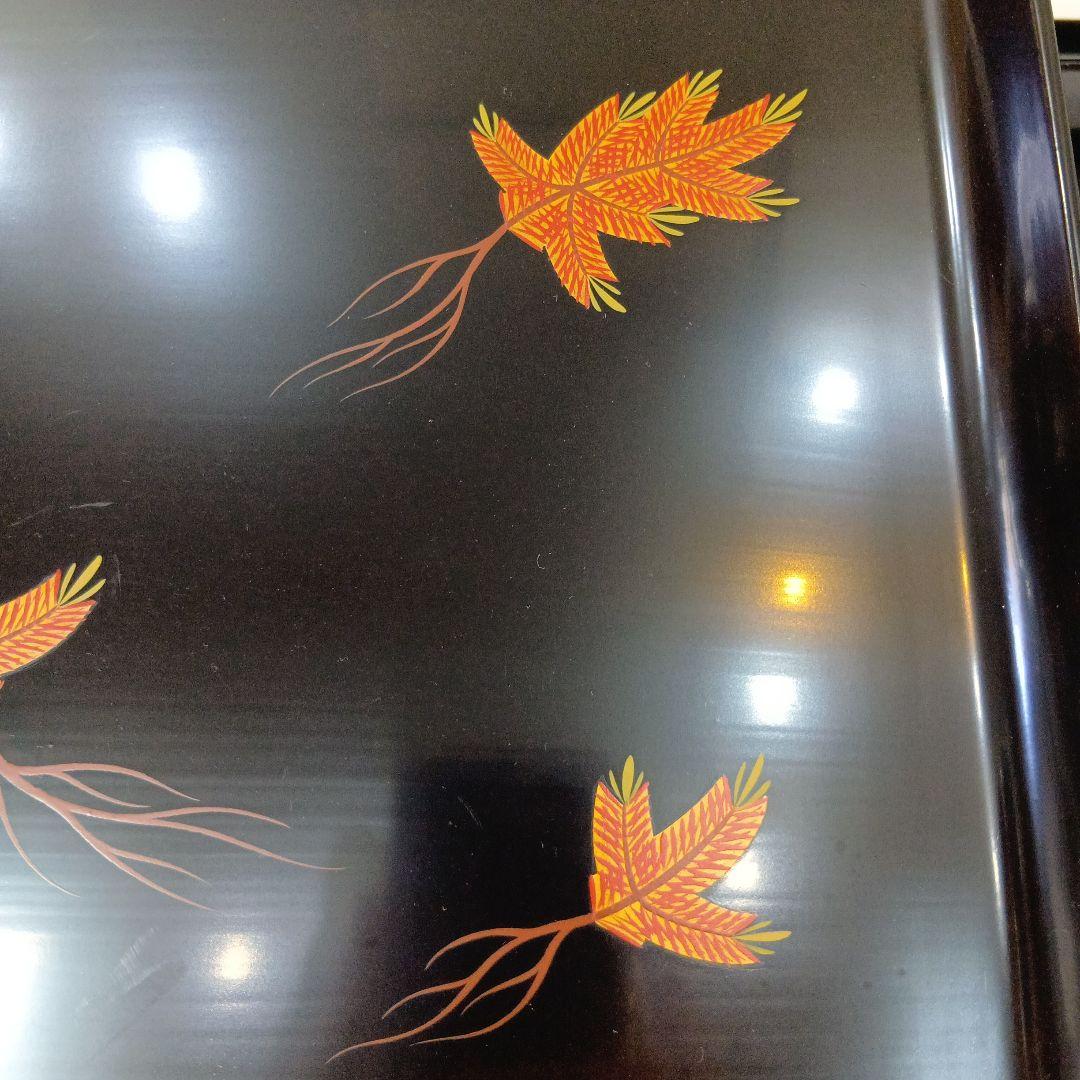 値下げ輪島塗　時代物　蒔絵二ノ膳10客　　 共箱