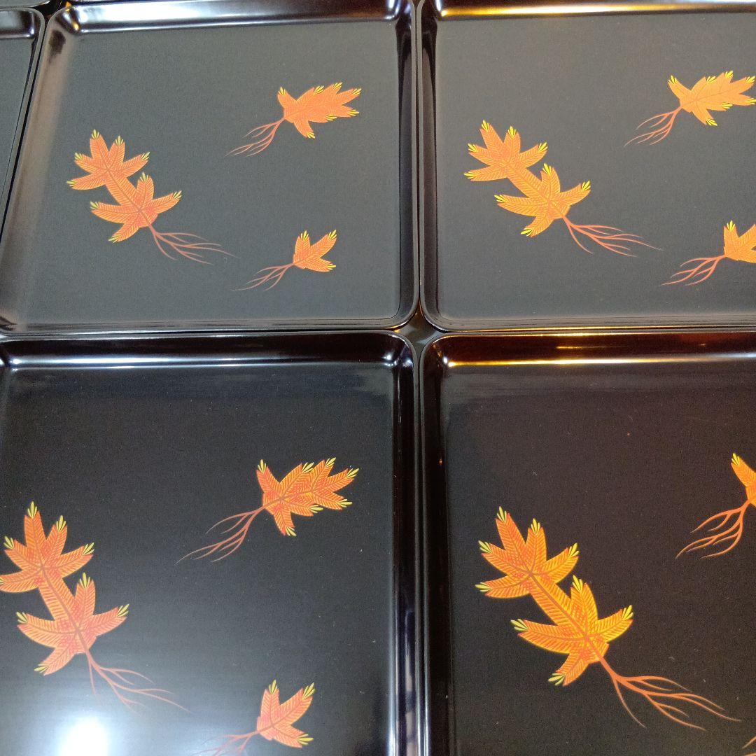 値下げ輪島塗　時代物　蒔絵二ノ膳10客　　 共箱