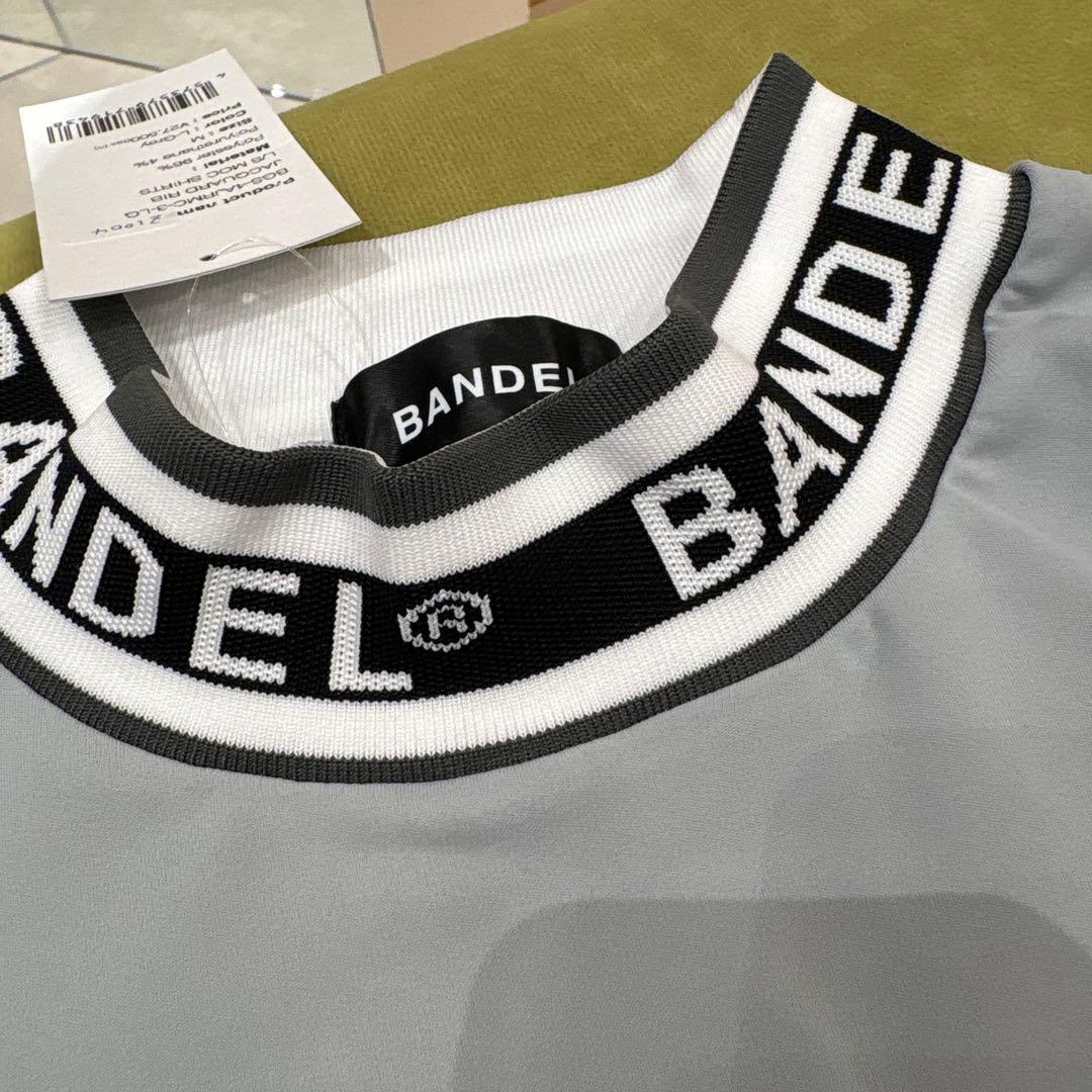 BANDEL ジャガードリブモックシャツ M ライトグレー