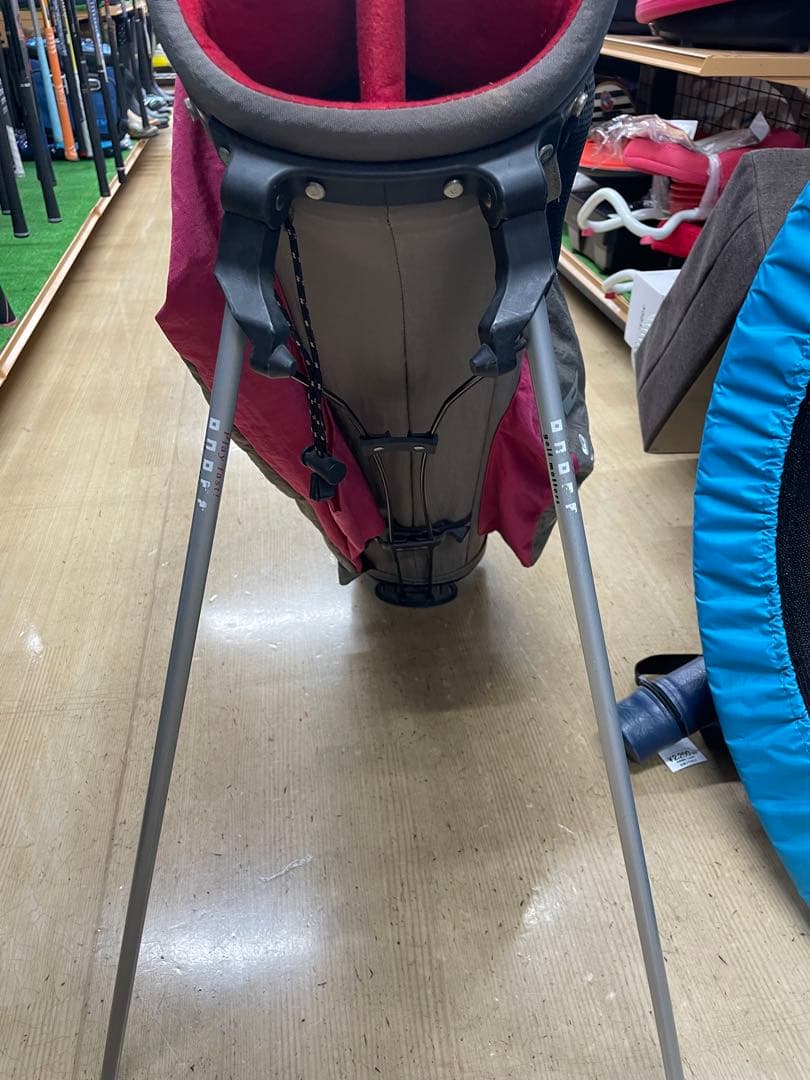 良品　オノフ　スタンド式キャディバッグ　7分割ポケット　メンズ　レディース