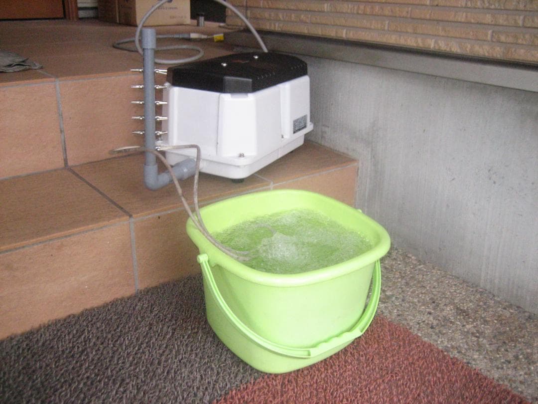 【強力//200L（安永）LW-200】222 　エアポンプ　ブロワー　浄化槽