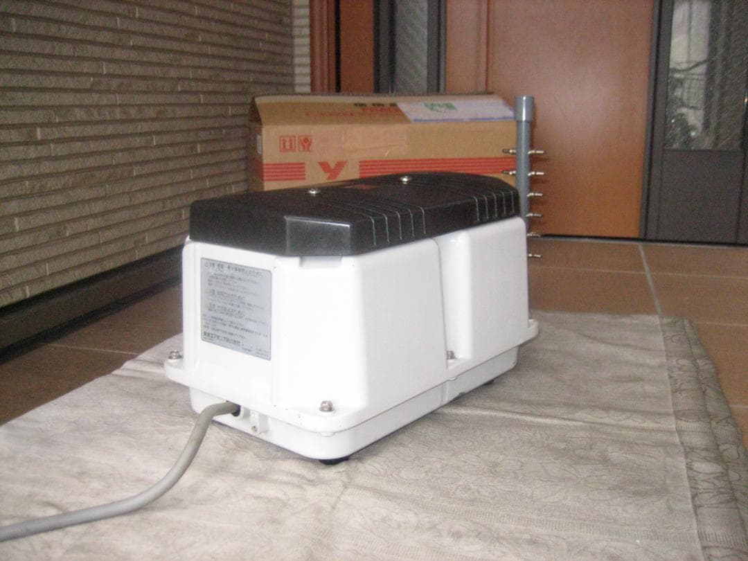 【強力//200L（安永）LW-200】222 　エアポンプ　ブロワー　浄化槽