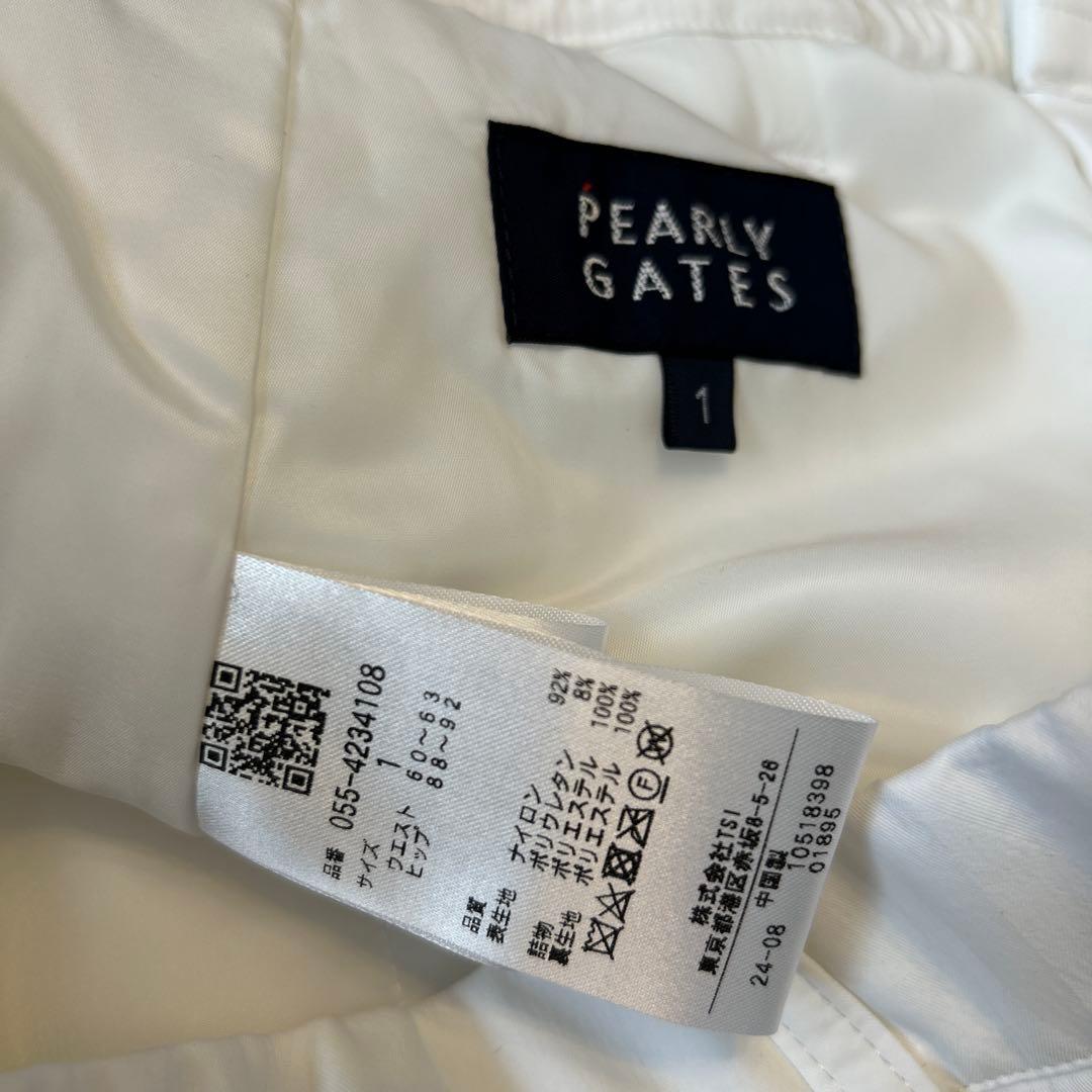 PEARLY GATES ゴルフスカート ホワイト