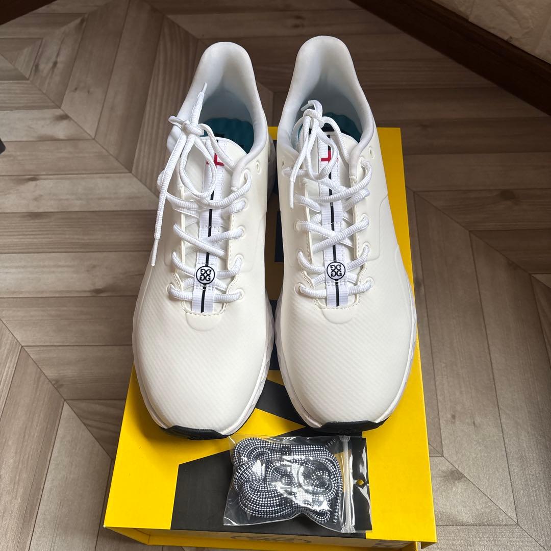 MG4PLUS ホワイト ゴルフシューズ