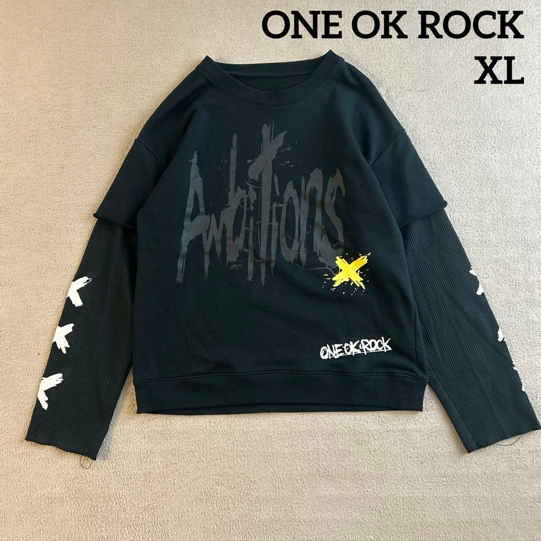 ONE OK ROCK 2017 Ambitions レイヤードトップス XL