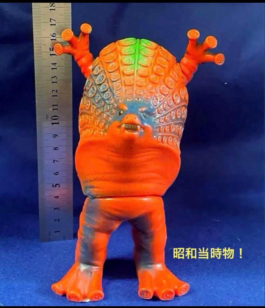 【昭和当時物】■ ブルマァク オイル怪獣 タッコング ソフビ / 帰マン怪獣