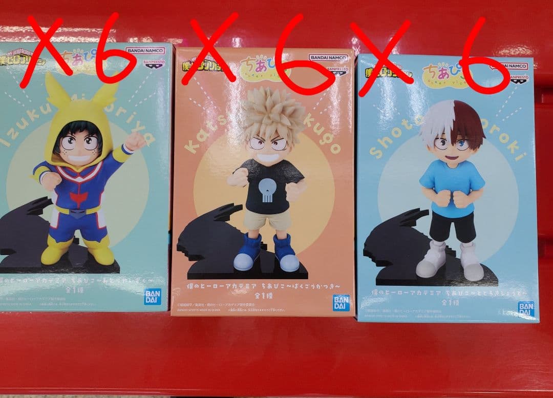 僕のヒーローアカデミア ちあぴこ3種類　6セット