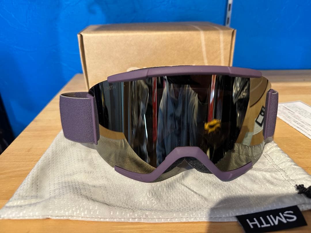 SMITH ゴーグル パープル ミラー