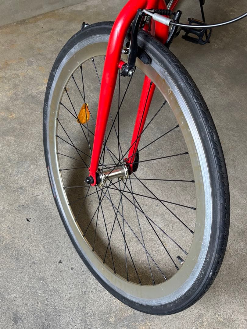 りんさん専用「赤 クロスバイク (700c)」[配達可能]