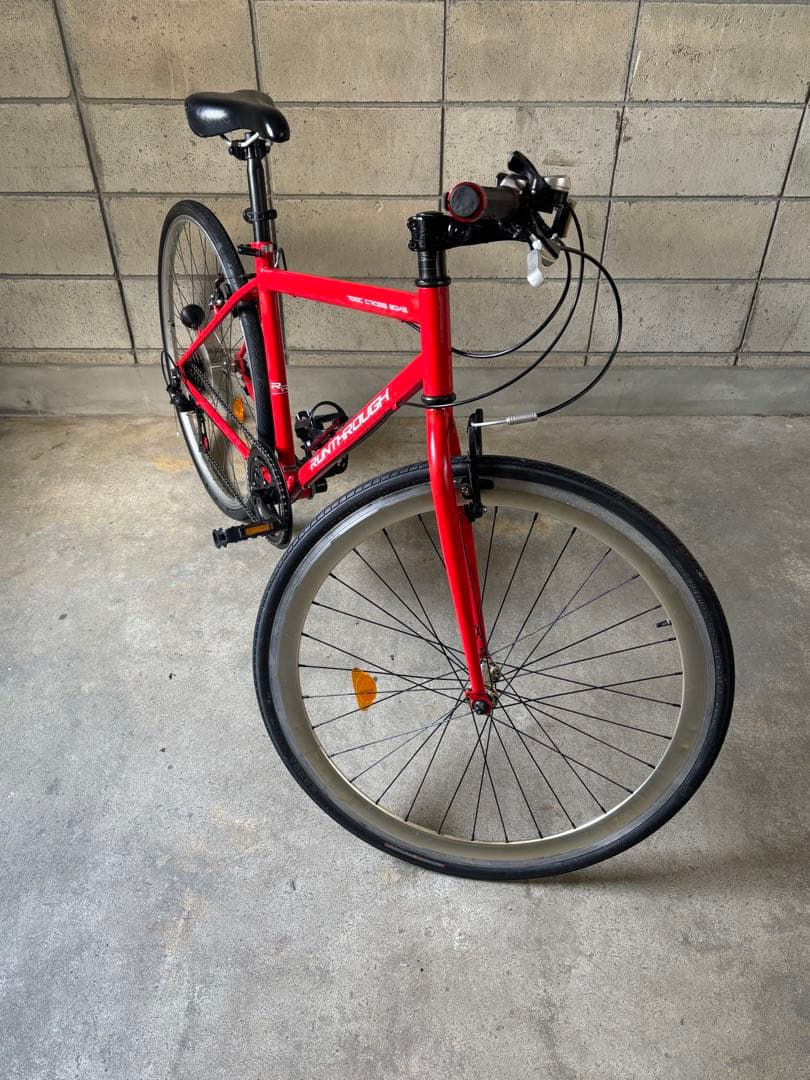 りんさん専用「赤 クロスバイク (700c)」[配達可能]