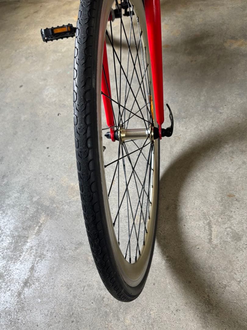 りんさん専用「赤 クロスバイク (700c)」[配達可能]