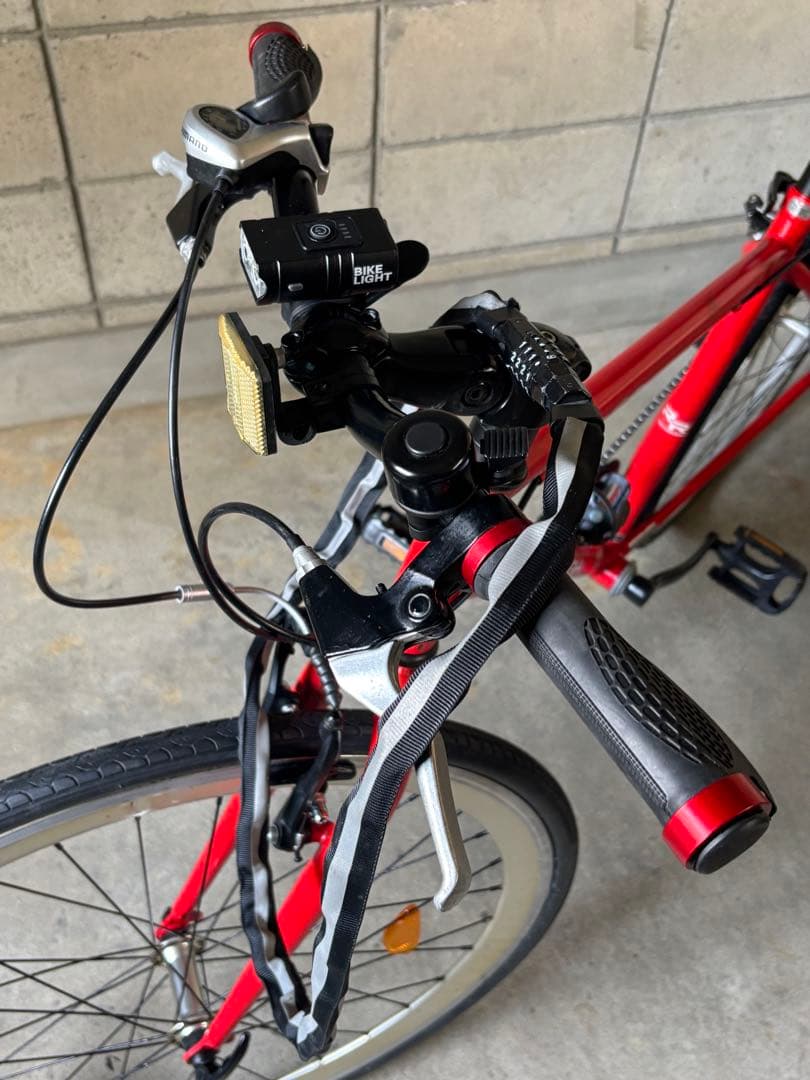 りんさん専用「赤 クロスバイク (700c)」[配達可能]