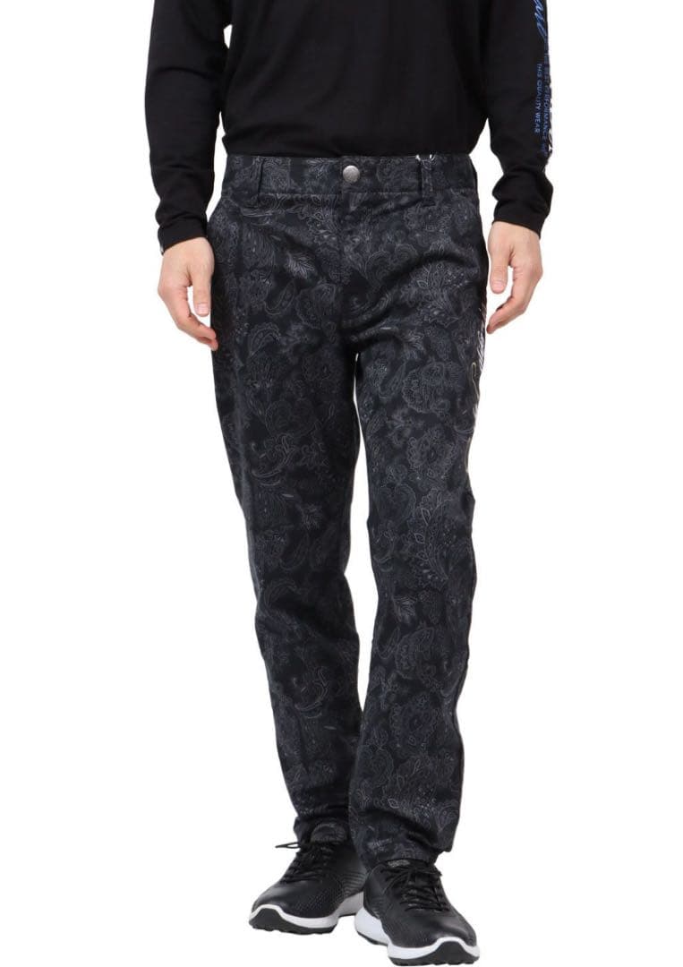 新品未使用　GOTHA GOLF ストレッチペイズリー柄パンツ L