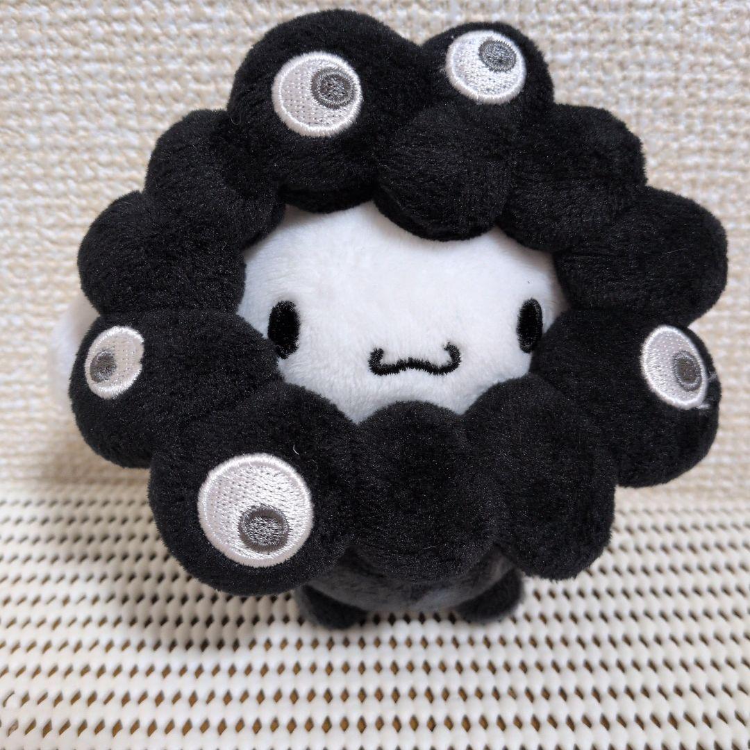 関西万博　ミャクミャクなりきり　サンリオ　ブラック　コンプリート　カラビナ付き