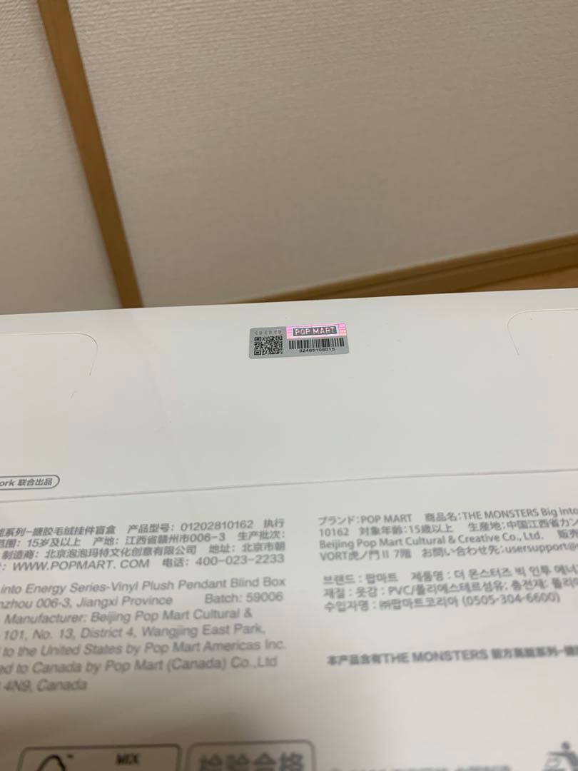 LABUBU THE MONSTERS Big into Energy ボックス