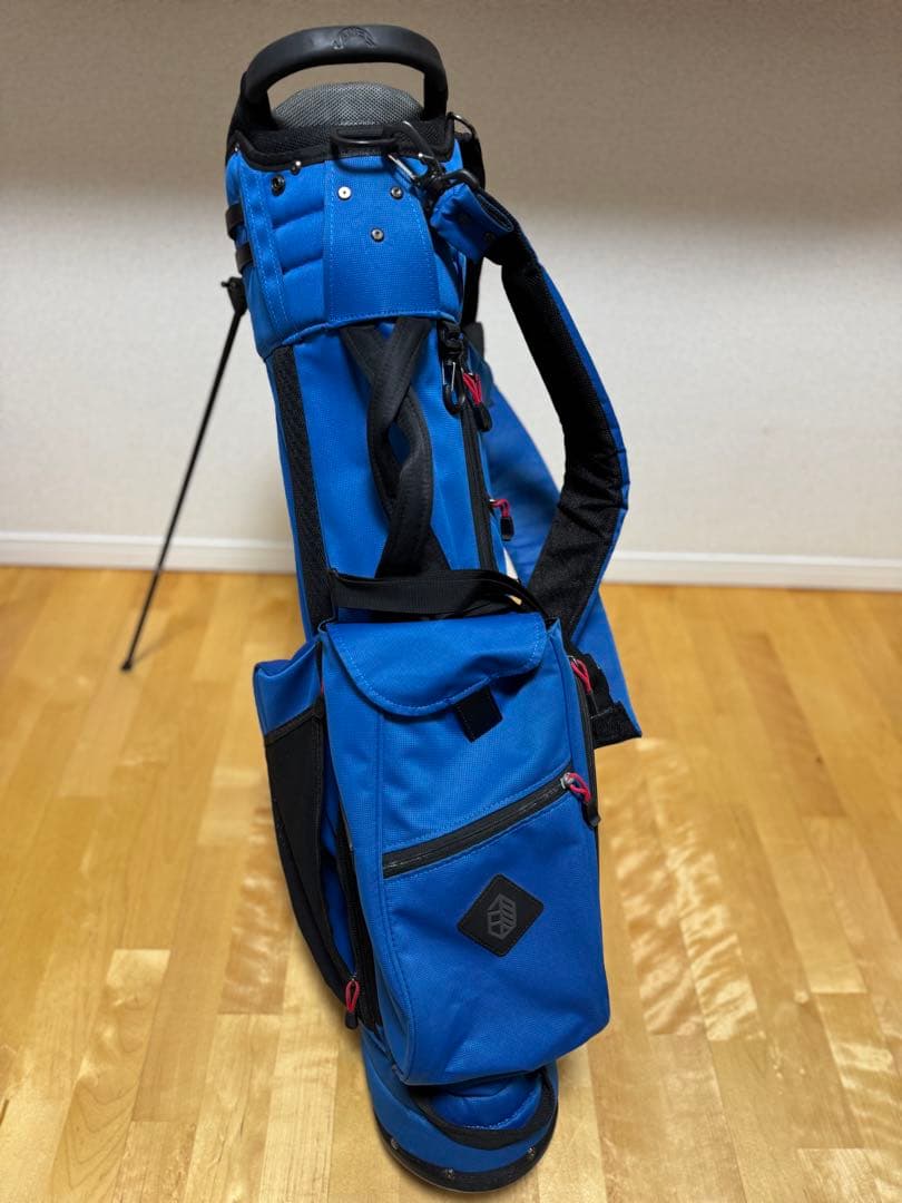 専用JONES ジョーンズ 青 スタンド式 ゴルフバッグ