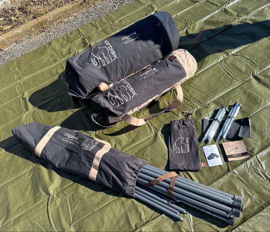Nordisk Utgard Black Edition テントフロア付き！