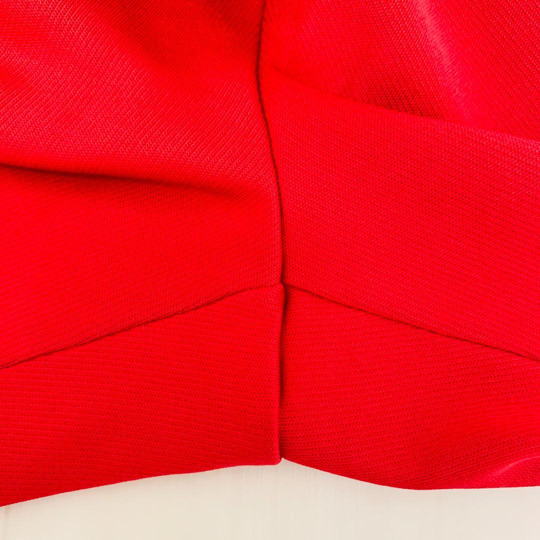 希少 保存◎ デサント製 adidas トラックスーツ 赤 日本製 70s後期