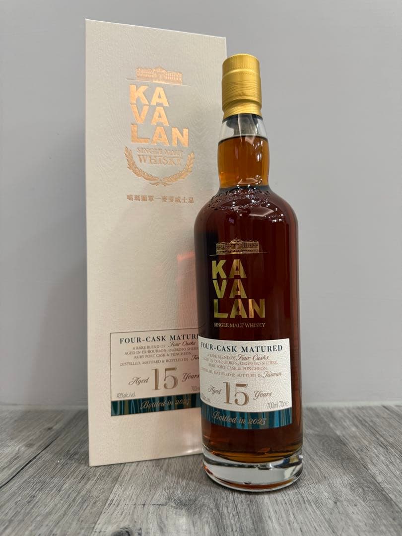 カバラン 初の15年年数熟成 数量限定 2025 KAVALAN