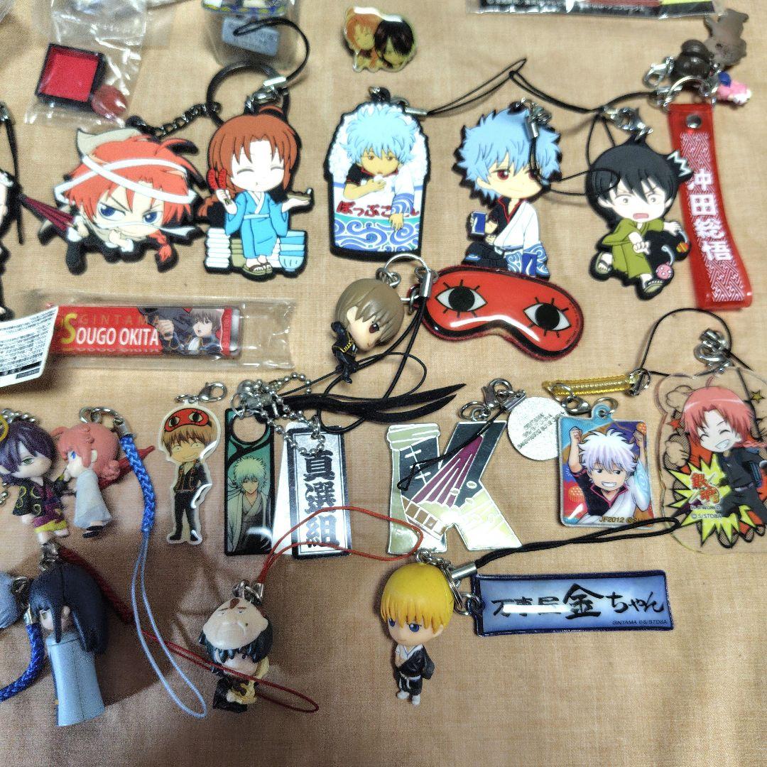 銀魂　缶バッジ　ストラップ　銀魂グッズ　まとめ売り